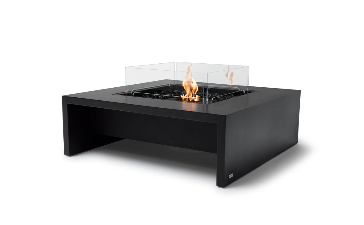 EcoSmart Fire Mojito 40 fire table graphite ethanol black burner glass