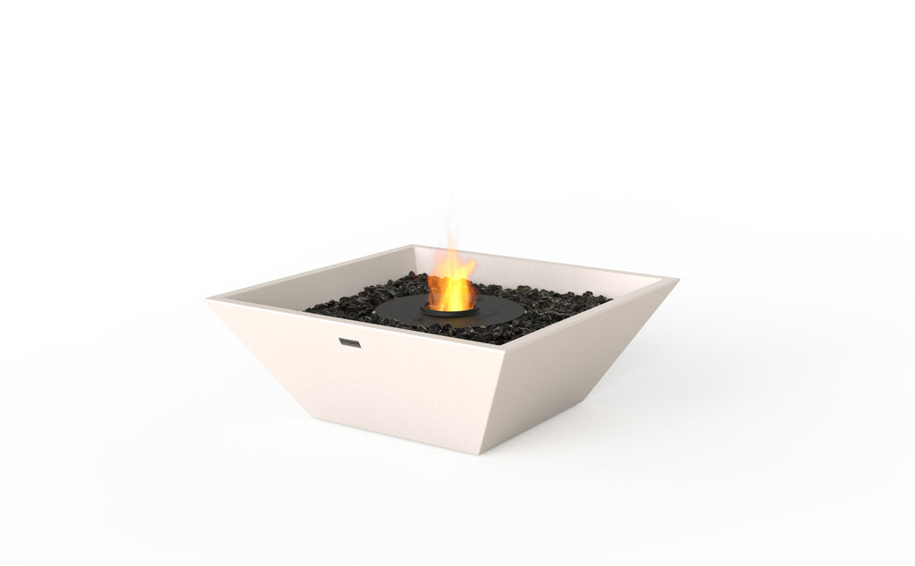 EcoSmart Fire Nova 600 fire pit bone finish black burner outdoor