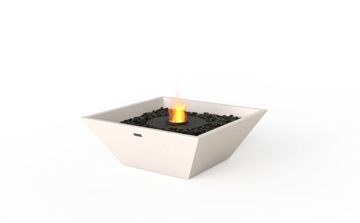 EcoSmart Fire Nova 600 fire pit bone finish black burner outdoor