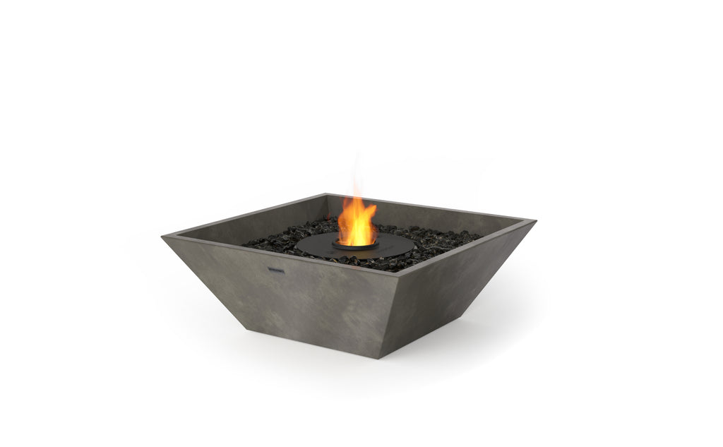 EcoSmart Fire Nova 600 fire pit natural finish black burner outdoor