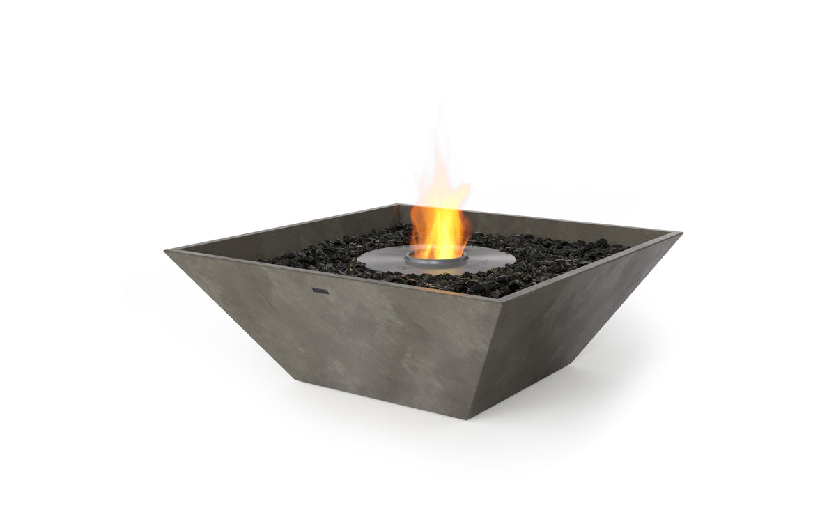EcoSmart Fire Nova 850 fire pit natural finish stainless steel burner outdoor