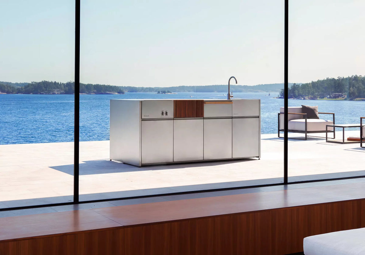 Röshults Kitchen Island 4M Wall — Anthracite