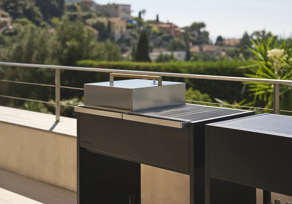 Röshults Essentials — gas grill and sink set