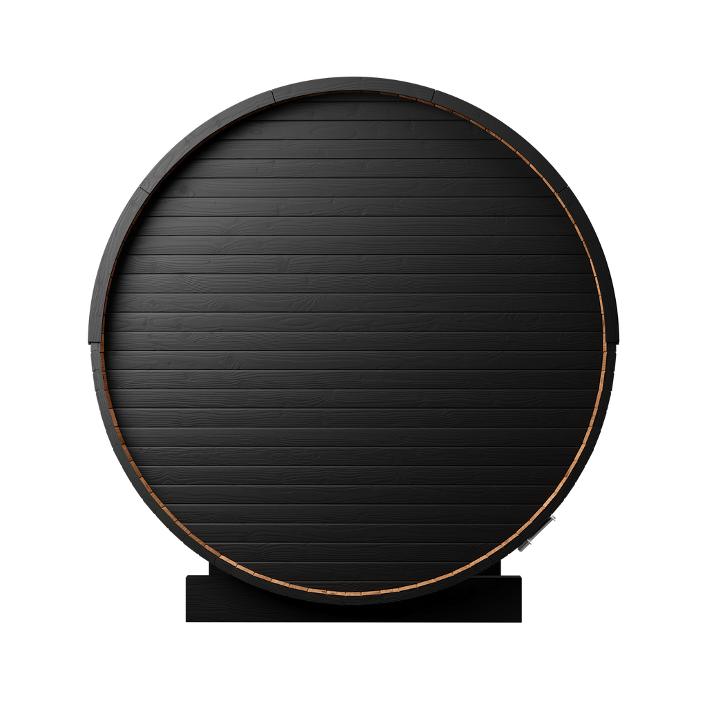 Luma — Outdoor Barrel Sauna with Porch