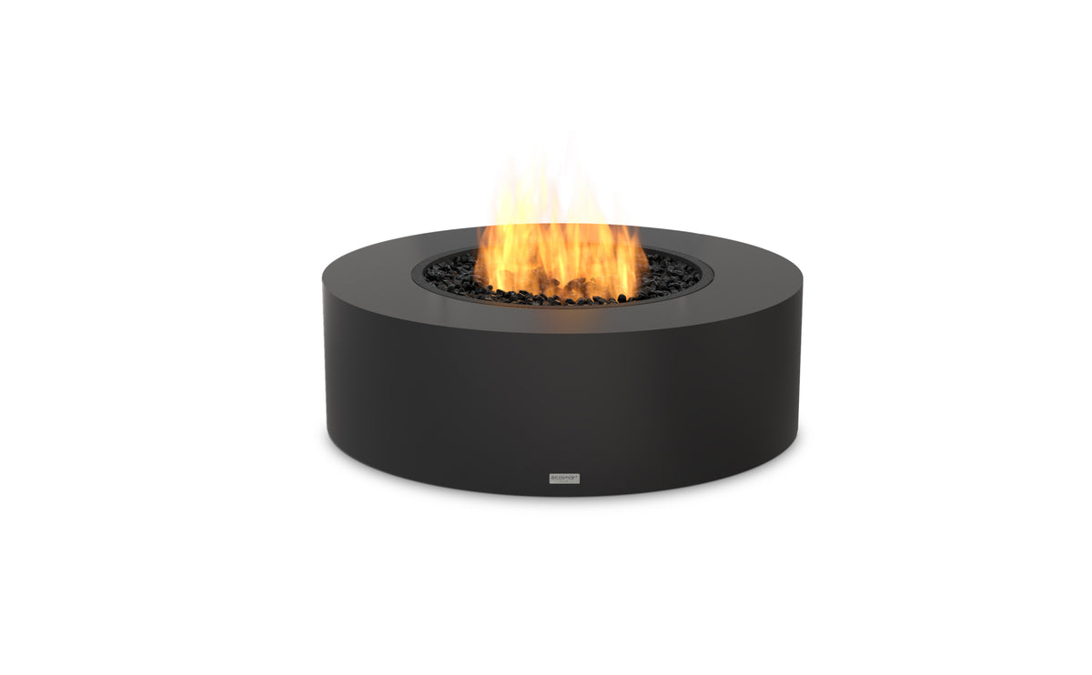 EcoSmart Fire Ark 40 fire table graphite finish 45-degree angle outdoor
