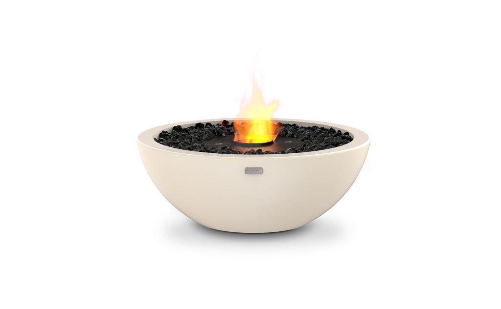EcoSmart Fire Mix 600 fire pit bowl bone finish outdoor studio