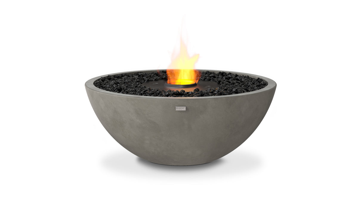 EcoSmart Fire Mix 850 fire pit bowl natural finish outdoor studio
