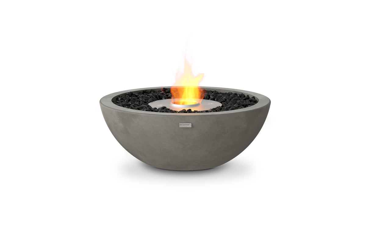EcoSmart Fire Mix 600 fire pit bowl natural front view
