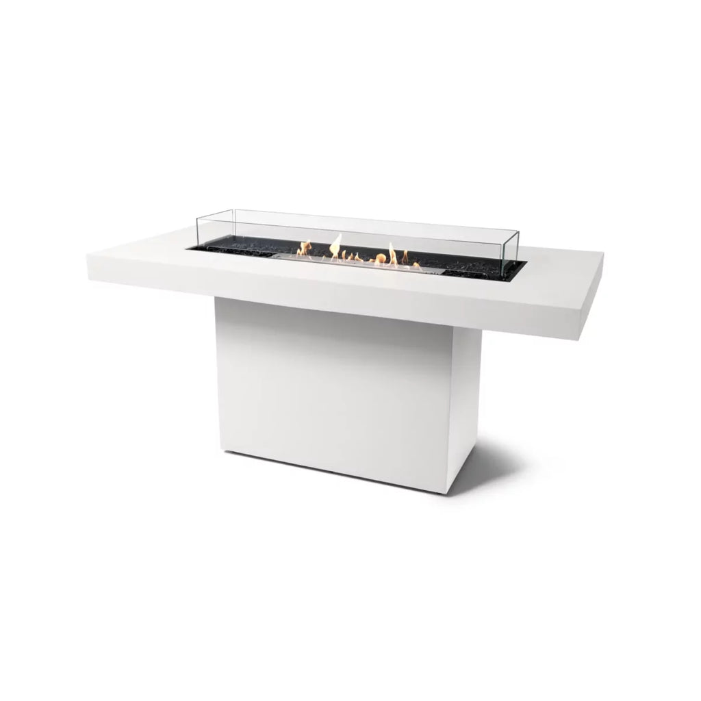EcoSmart Fire Gin 90 Bar fire table bone ethanol stainless steel glass outdoor