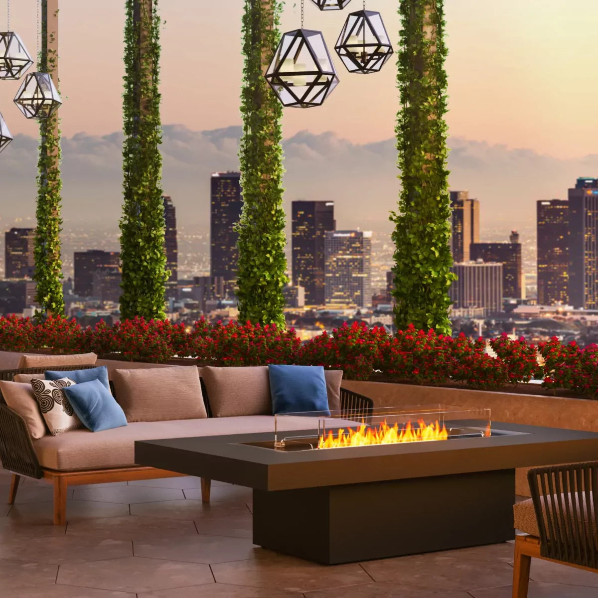 EcoSmart Fire Gin 90 Chat Fire Table