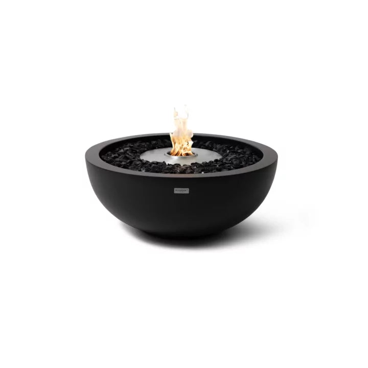 EcoSmart Fire Mix 600 graphite concrete circular fire pit bowl studio