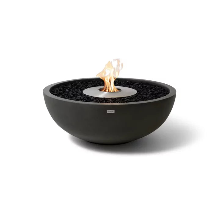 EcoSmart Fire Mix 850 natural Fluid Concrete large circular fire pit bowl studio