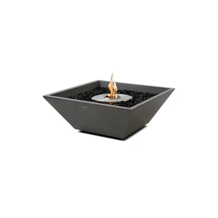 EcoSmart Fire Nova 600 natural Fluid Concrete square fire pit bowl studio