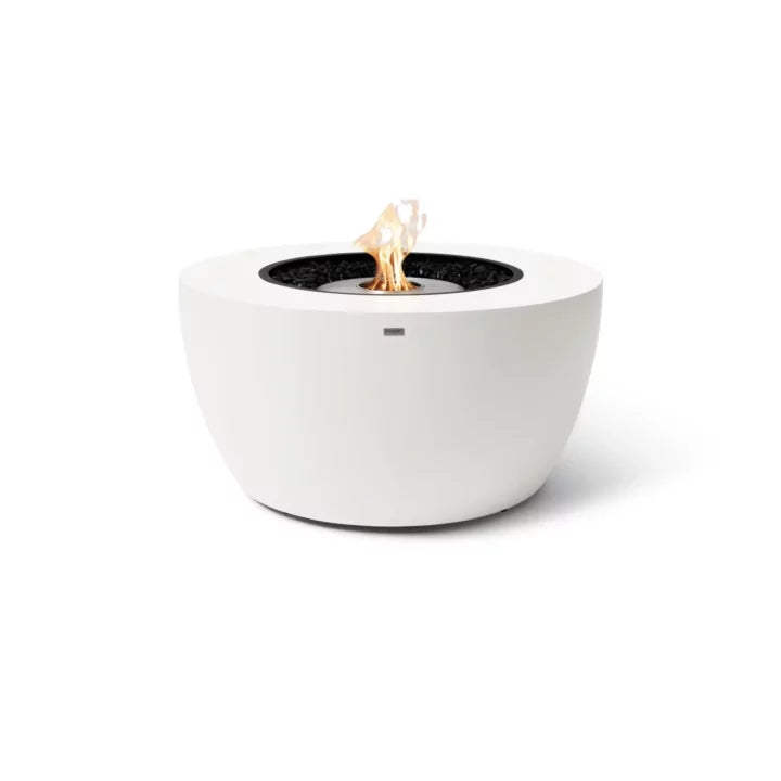 EcoSmart Fire Pod 40 bone Fluid Concrete large fire pit bowl studio