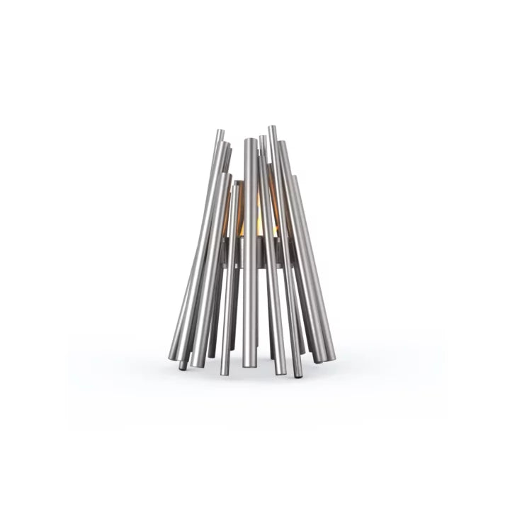 EcoSmart Fire Stix stainless steel bioethanol fire pit studio product shot