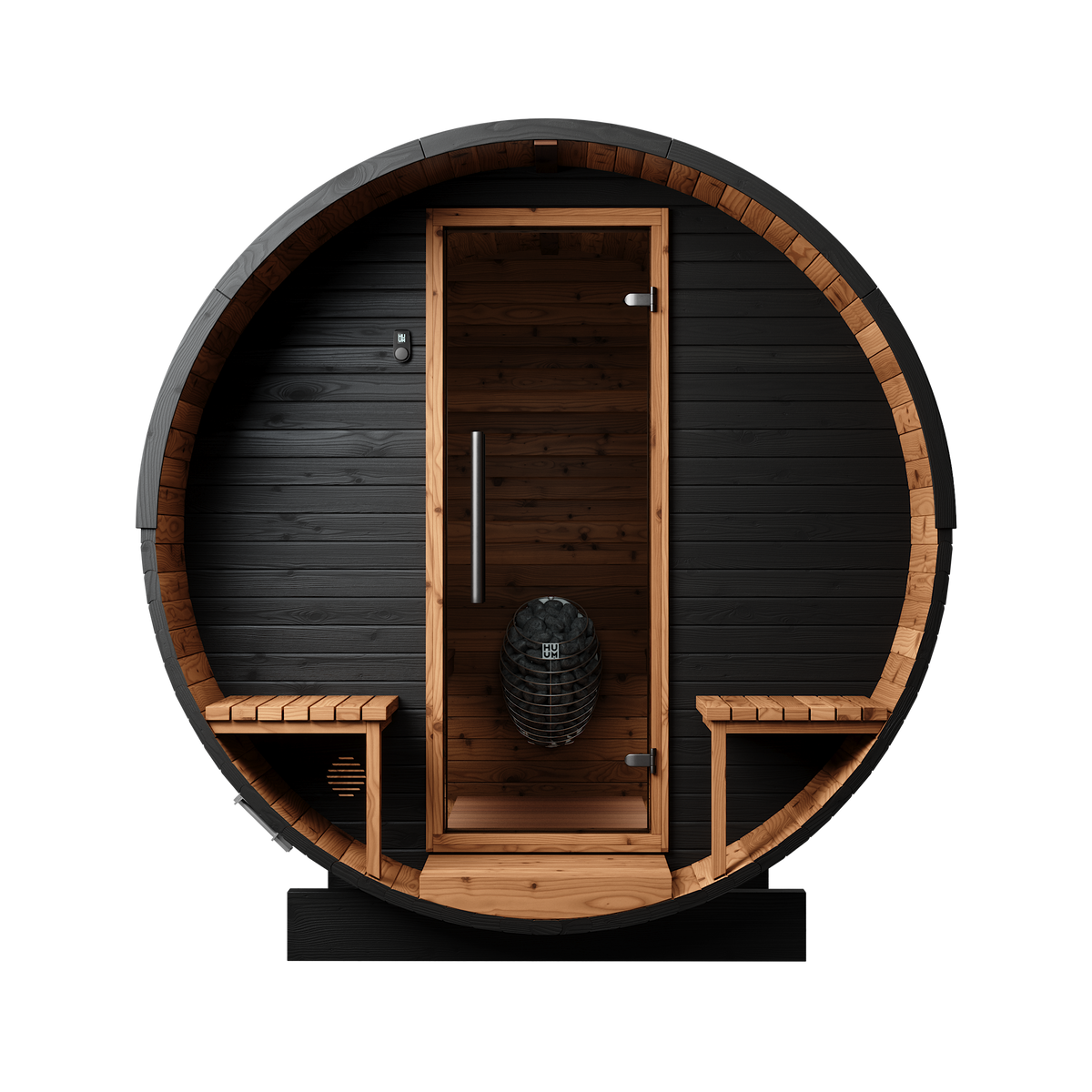 Auroom Luma Comfy 260, Brushed Black, front exterior