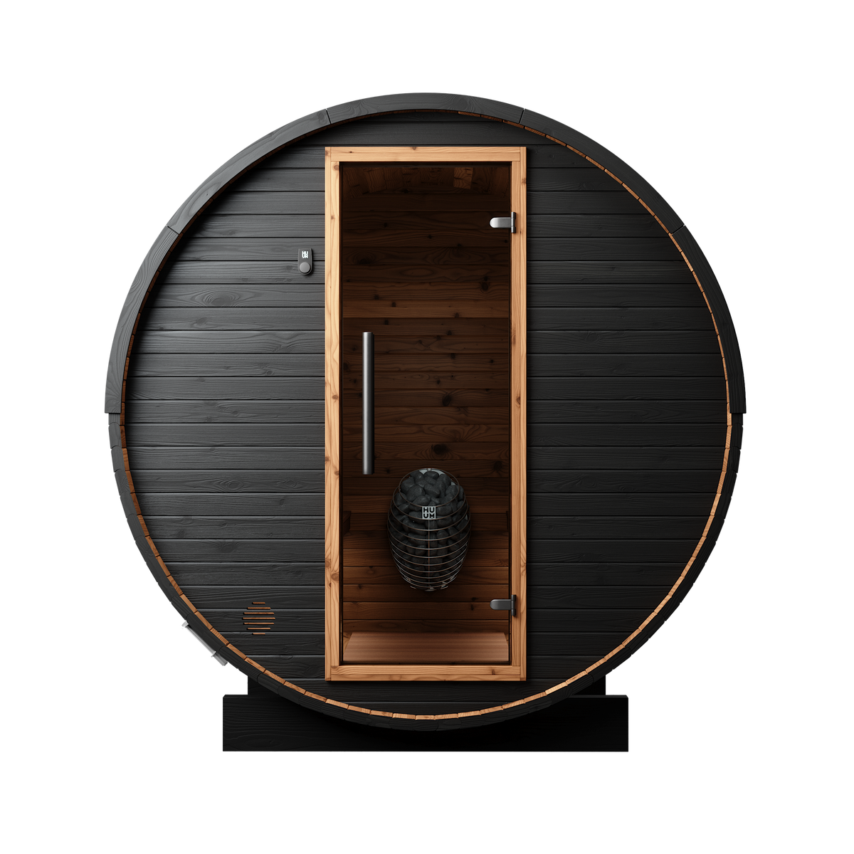Auroom Halo Comfy 225 — Brushed Black, front