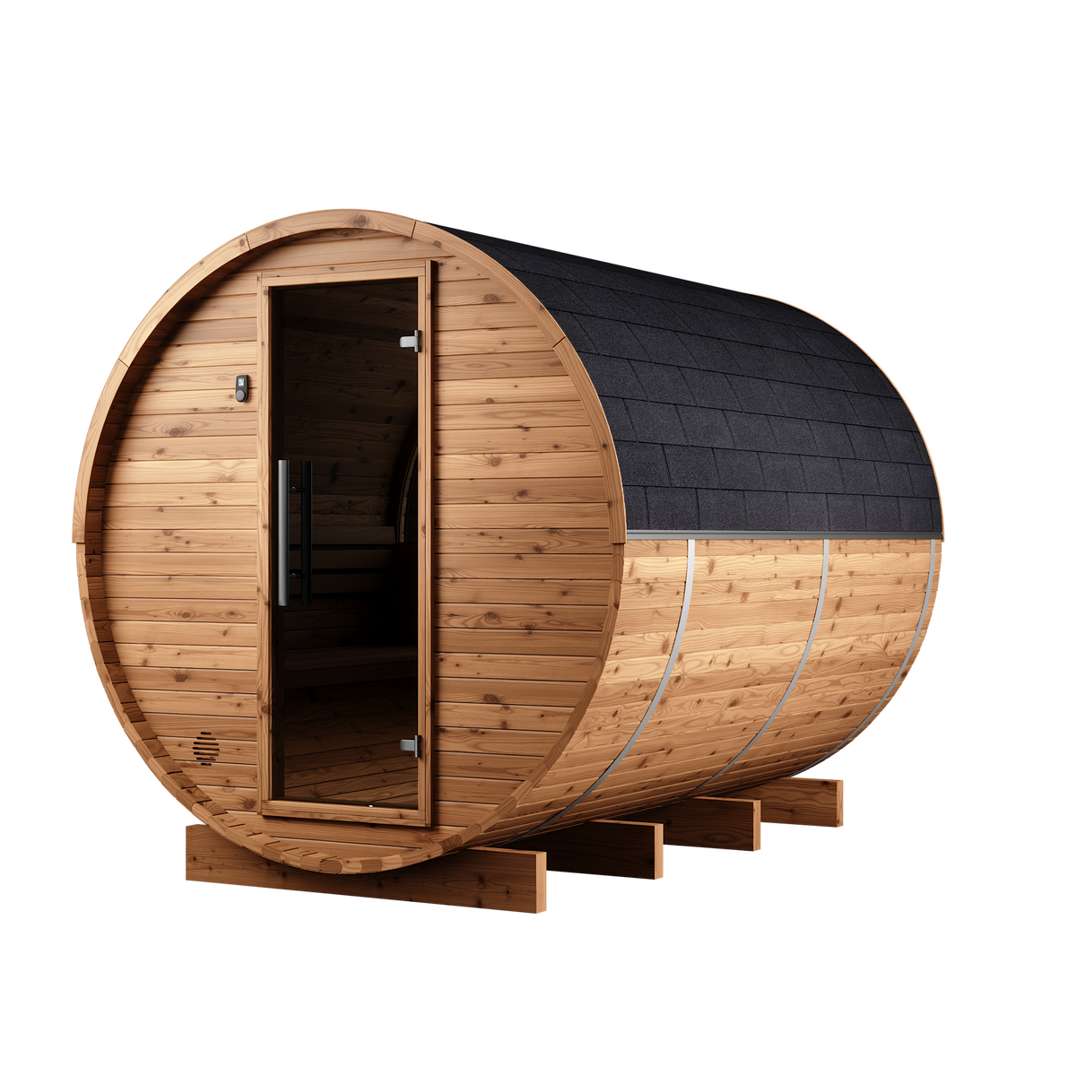 Auroom Halo Comfy 300 — Natural Wood, front