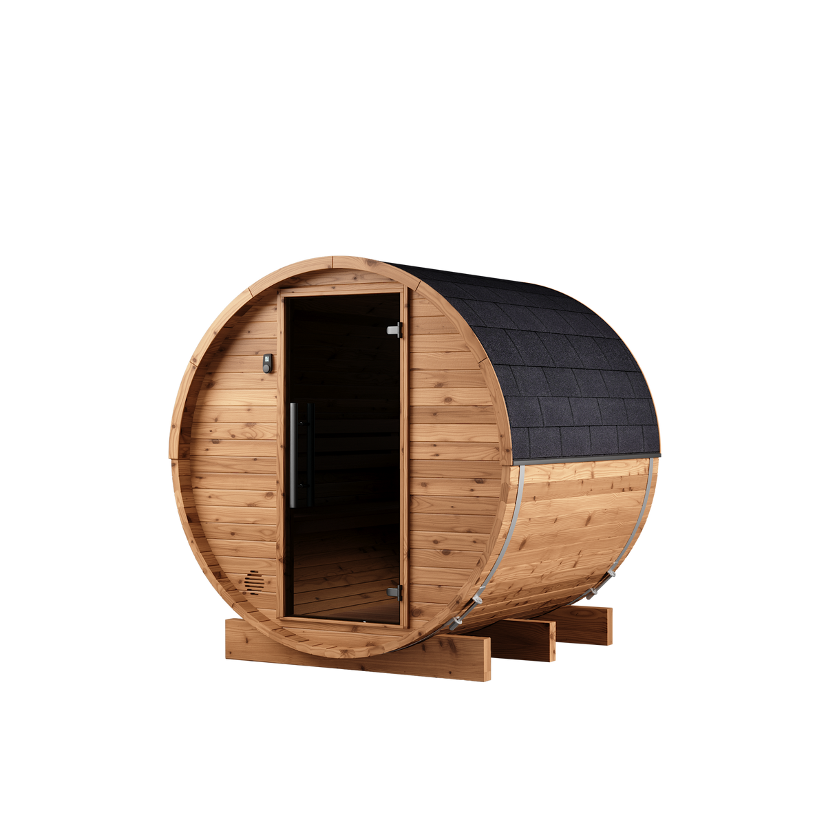 Auroom Halo Cosy 180 — Natural Wood, front