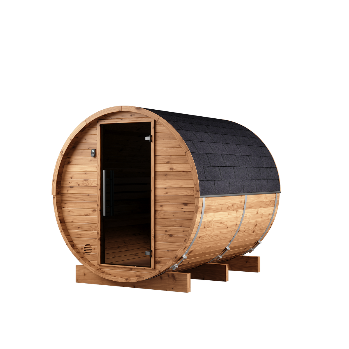 Auroom Halo Cosy 225 — Natural Wood, front