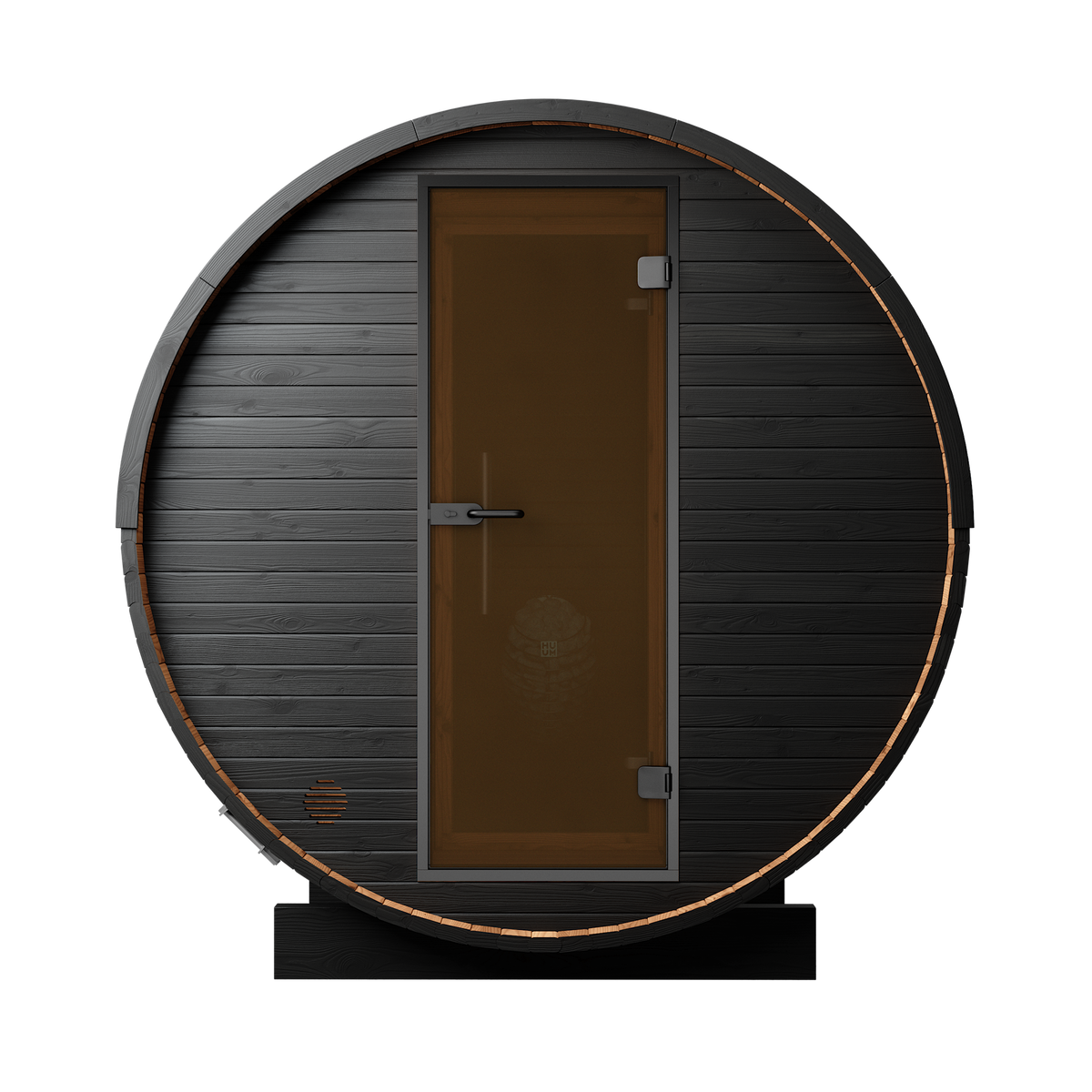 Auroom Halo Extra Comfy — Brushed Black, front