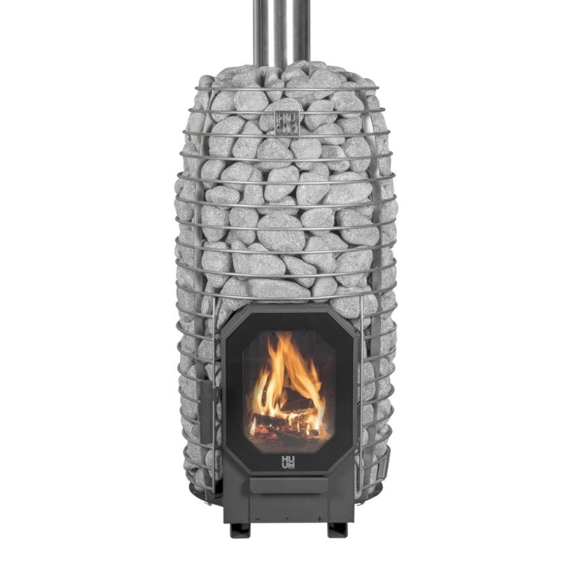 HUUM Hive Flow Mini 8.5 kW electric sauna heater — detail view