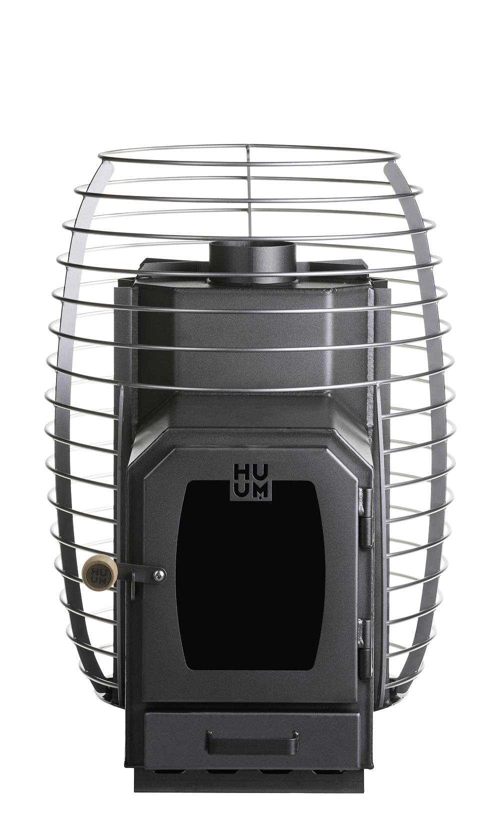HUUM Hive Wood 17 kW wood-burning sauna heater, alternate view